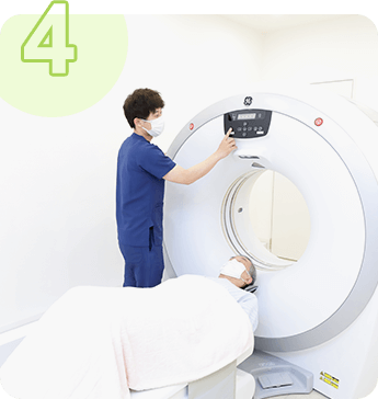 最新の技術により被ばくを最大40%軽減し、放射線に対して弱い臓器に対しても検査可能